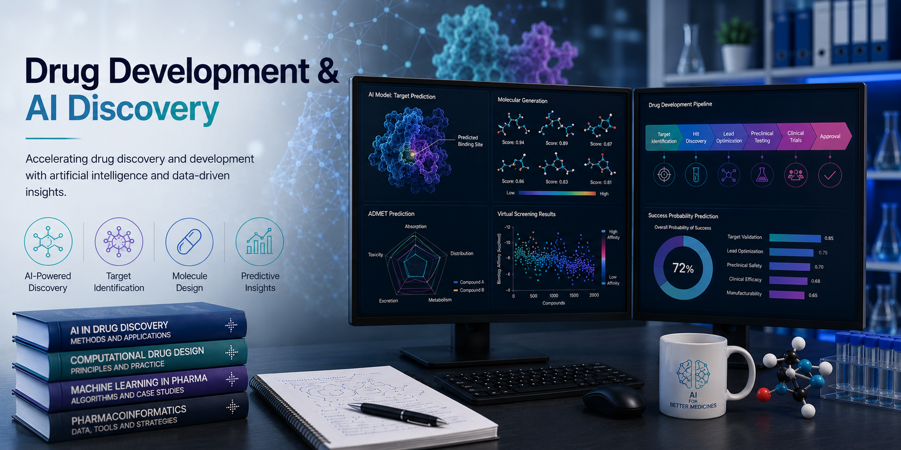 BioinformaticsNext drug development and AI discovery bioinformatics research area