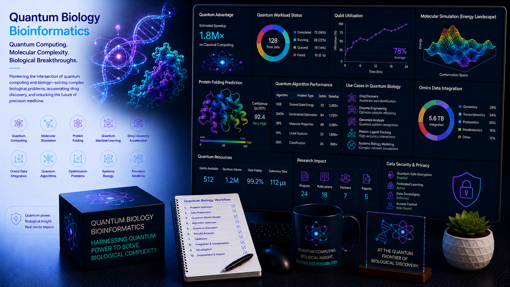 BioinformaticsNext quantum biology quantum computing genomics drug discovery AI