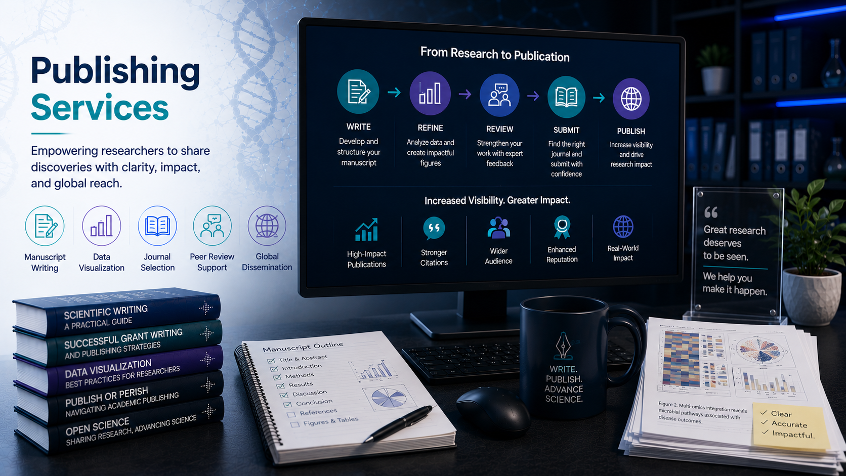 BioinformaticsNext publishing services scientific manuscripting and journal support